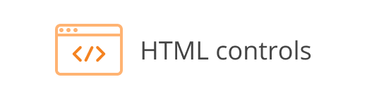 HTML controls